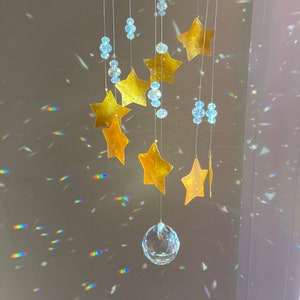 Star Shell Sun catcher | Sun catcher prism, Rainbow maker, Hanging ball, Crystal Sun catcher, Rainbow Crystal window hanging ball, Nursery