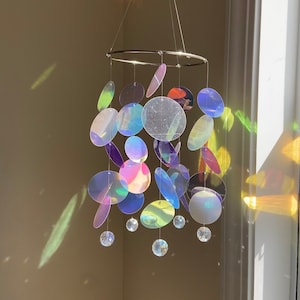 Aurora Sun catcher | Suncatcher, Irish Northern Lights, Rainbow maker, Holiday gift, gift for her, Special gift, birthday gift, Wall hanging
