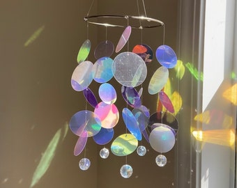 Aurora Sun catcher | Suncatcher, Irish Northern Lights, Rainbow maker, Holiday gift, gift for her, Special gift, birthday gift, Wall hanging