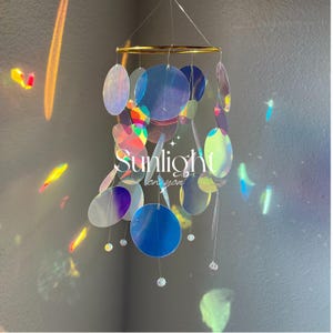 Aurora sun catcher: Hologram Crystal Suncatcher, Rainbow Maker Window Hanging