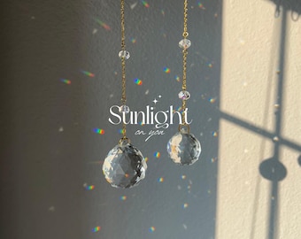 Raindrop Crystal Ball Sun Catcher | Rainbow Maker Window Decor