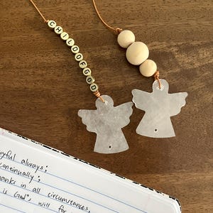 Angel Shell Car hanger | Symbol of Light, Guardian for your journey, Customized memorial Car Charm, Car charm, Gift for loss, Car Accessory
