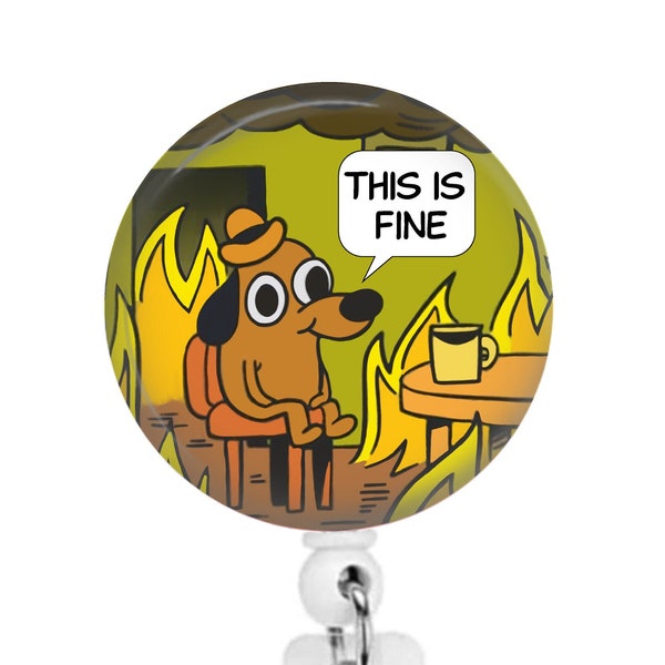 I'm Fine Dog Etsy