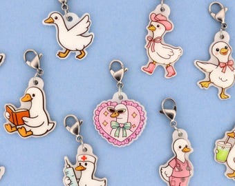 Badge Reel Charms: Silly Goose