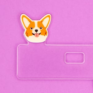 Badge Topper - Corgi Dog - Nurse Gift ID Accessories ER Medical ICU Nursing Flair