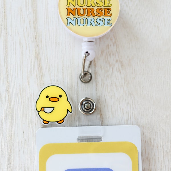 Badge Topper - Duck - Nurse Gift ID Accessories ER Medical ICU Nursing Flair