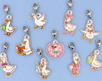 Badge Reel Charms: Silly Goose