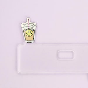 Badge Topper - Iced Coffee - Nurse Gift ID Accessories ER Medical ICU Nursing Flair