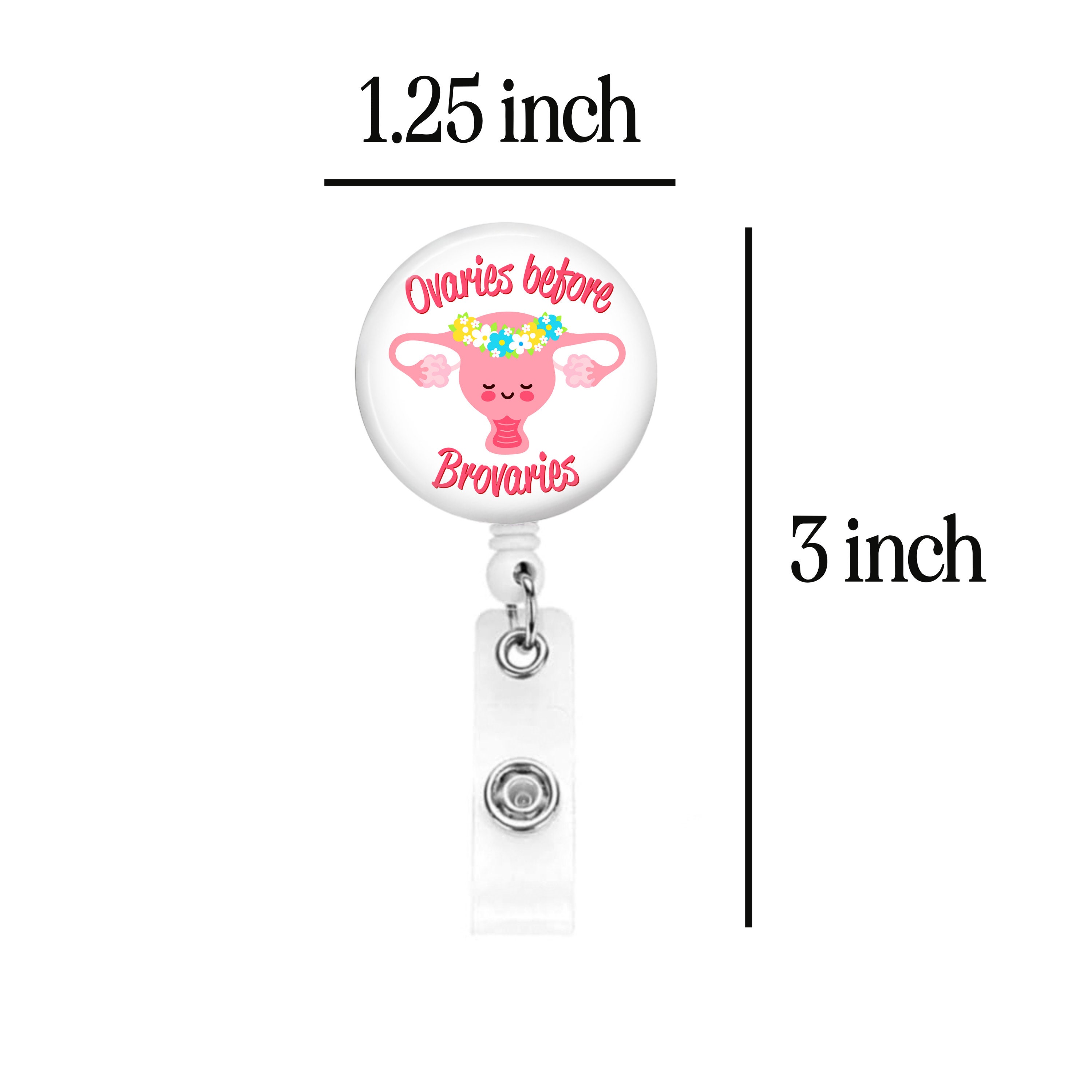 Cute Badge Reel Nurse Galentine's Day Labor and Delivery OBGYN ID