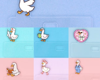 Silly Goose Badge Topper | Nurse ID Buddy | Acrylic Accessory Gift for Nurses