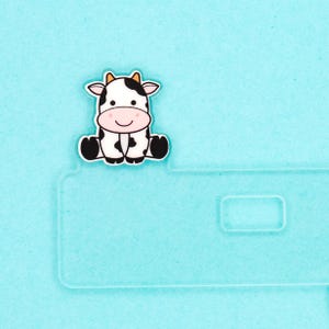 Badge Topper - Cow - Nurse Gift ID Accessories ER Medical ICU Nursing Flair