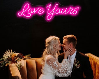 Neon Sign Lights Love Your LED Neon Sign  Love art Custom Love Neon Gift For Him Romantic Gifts