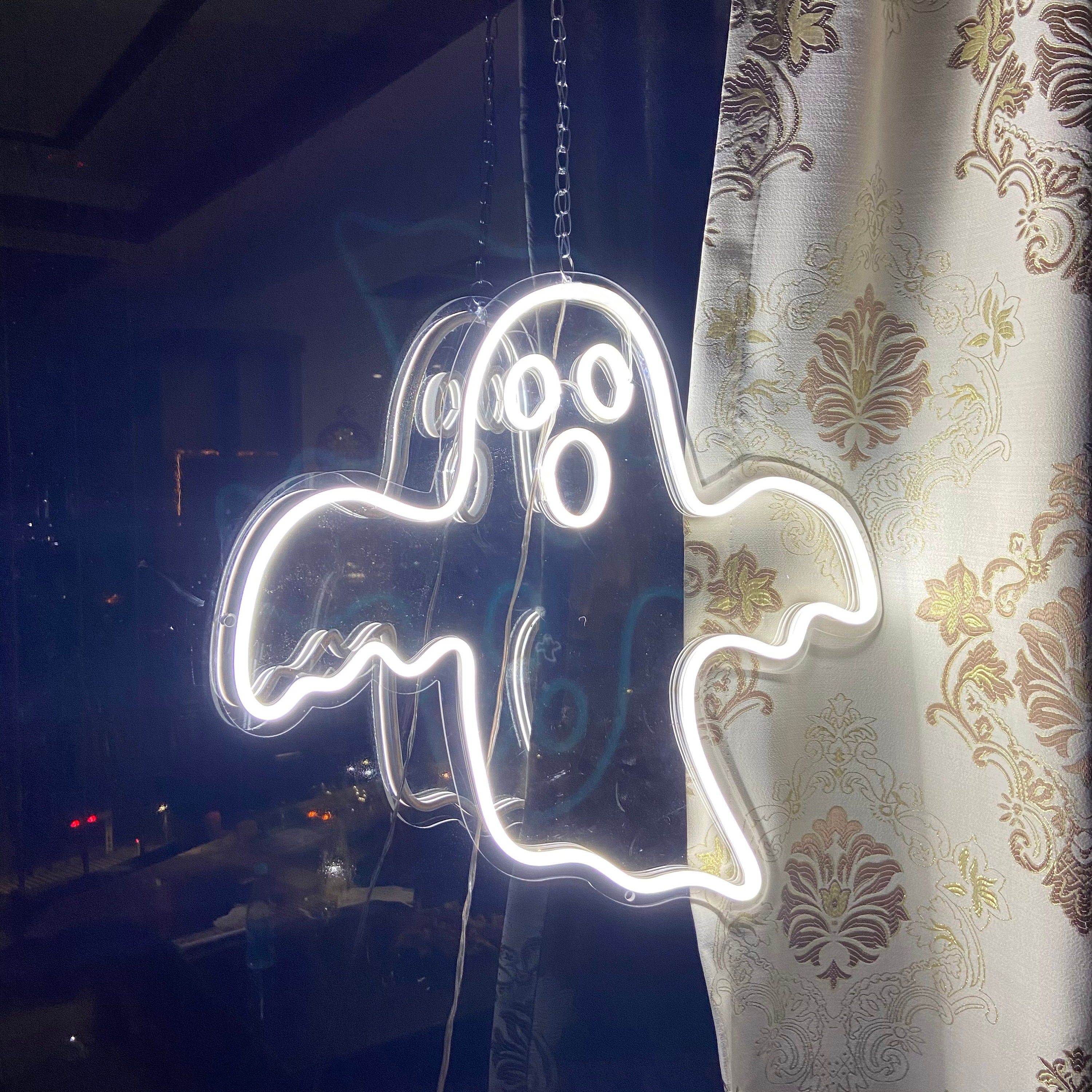 Ghost Neon Sign custom neon sign neon sign bedroom neon | Etsy