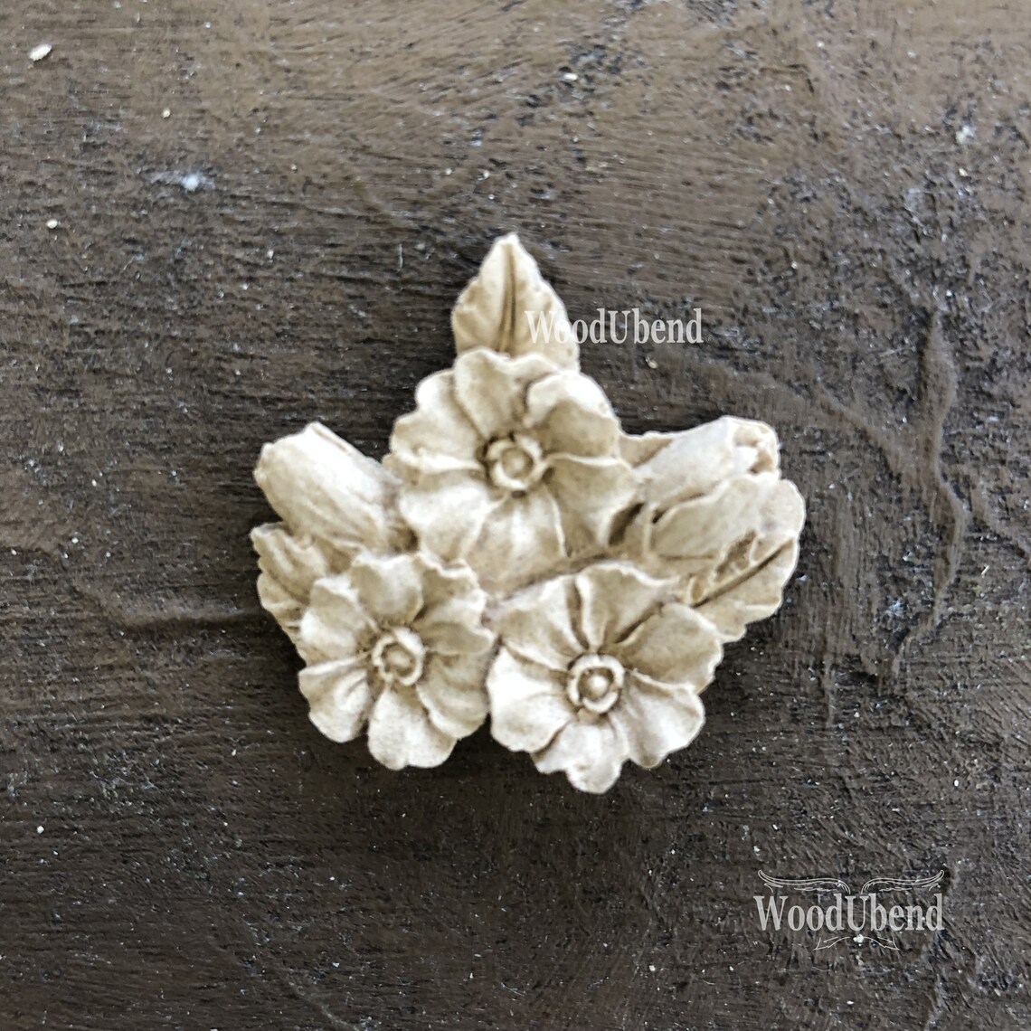 Floral Applique Plume Woodubend. Heat to Bend Etsy