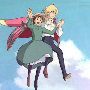 Howl's Moving Castle Air Walking Cross Stitch Pattern