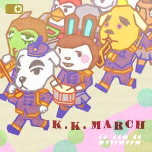 K.K. March Album Art Cross Stitch Pattern