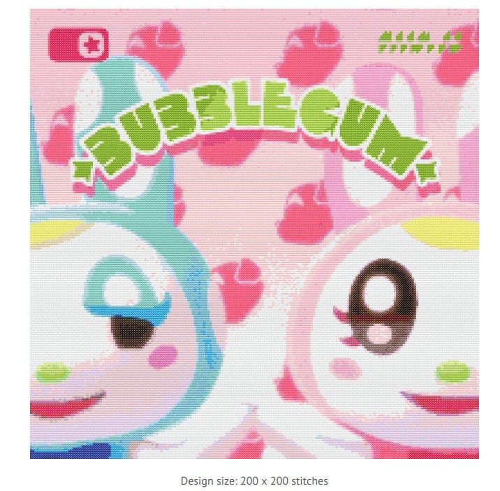 Bubblegum K K Album Art Cross Stitch Pattern Etsy bubblegum-k-k-album-art-cross-stitch-pattern-etsy