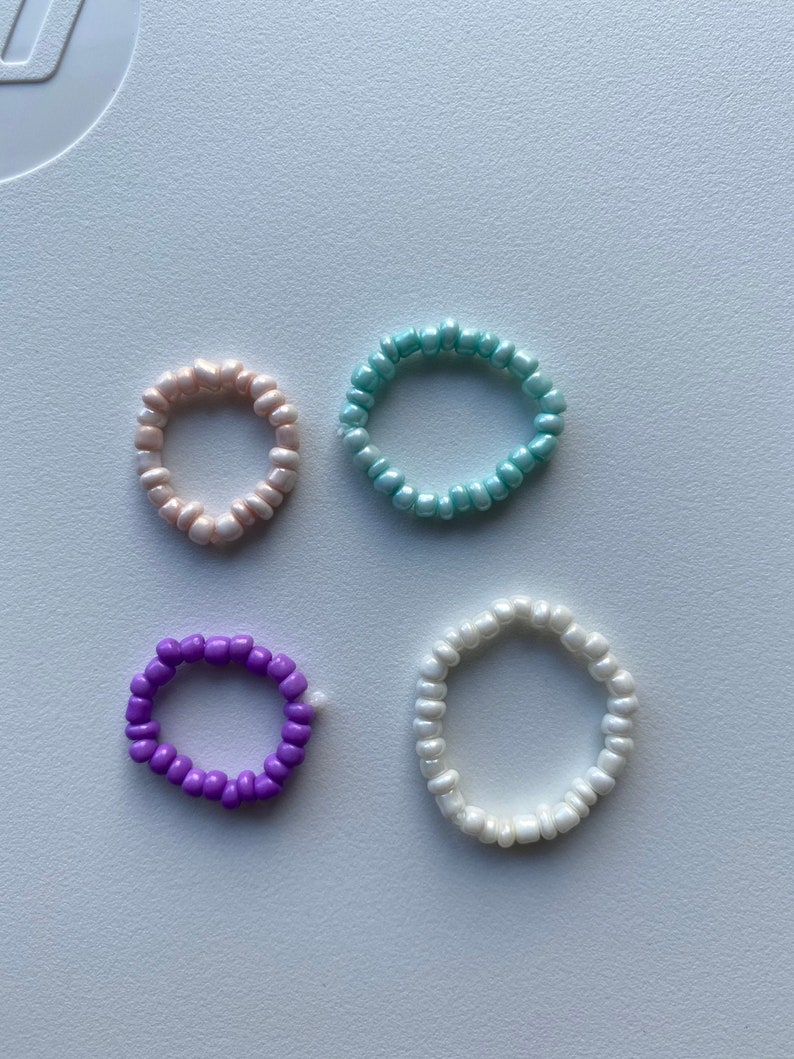seed bead rings