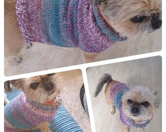 Knitting Pattern Download - Simple Sweater for Small Dogs