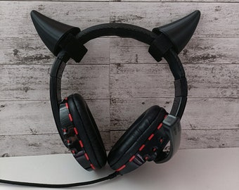 Satanic Soundscapes: 3D-geprint hoofdtelefoonaccessoire duivelshoorns