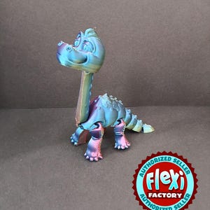 Dinosaurio Brachiosaurus flexible / Juguete antiestrés / Sensorial / Alivio del estrés / Lindo