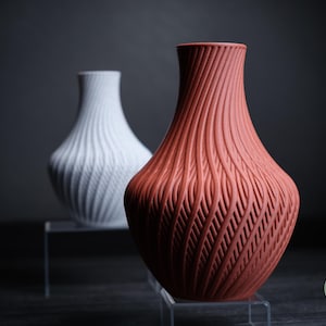 Quench Vase, modern minimalist planter design .