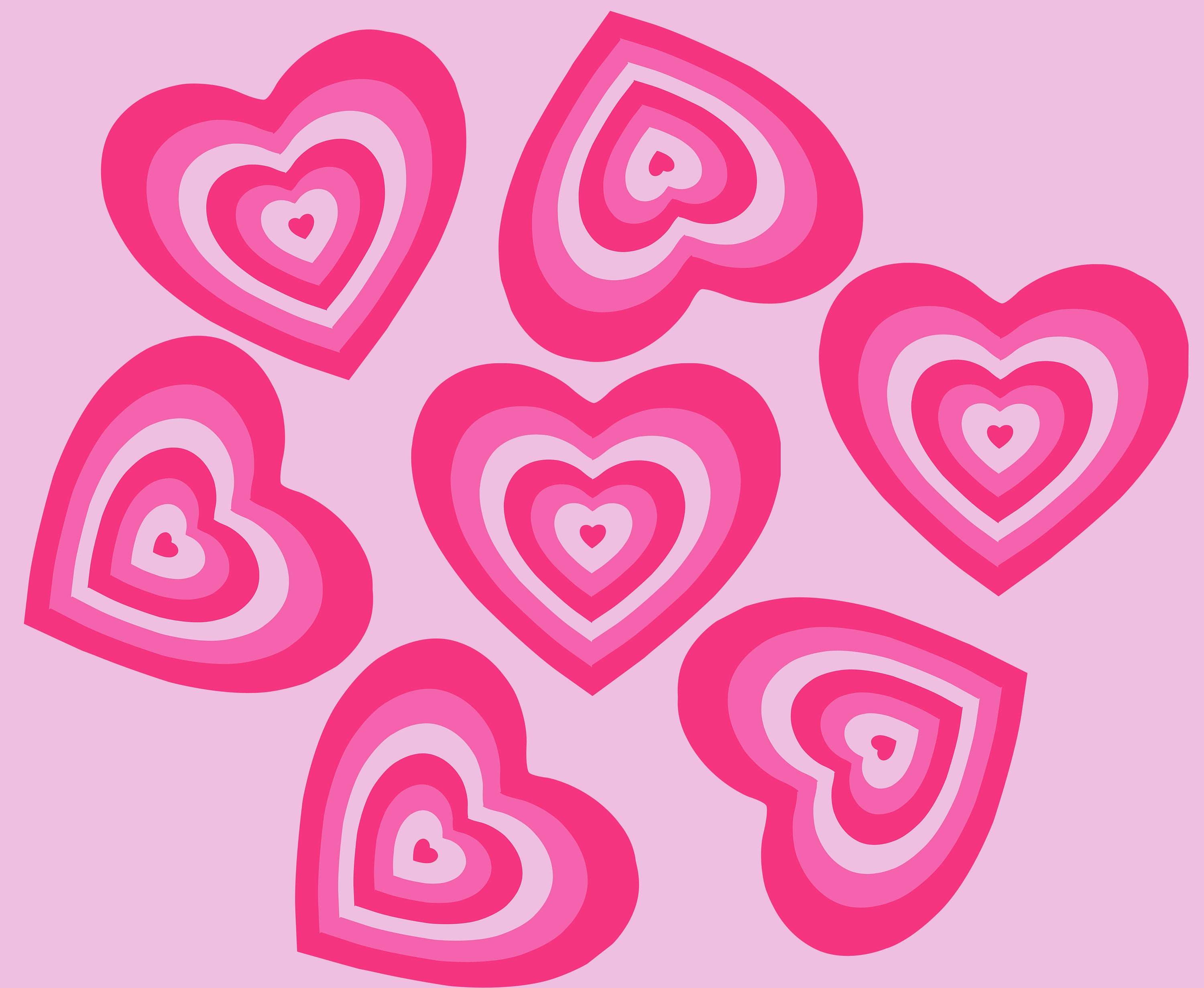 90s pink love heart sticker printable y2k igirl heaven angel etsy canada