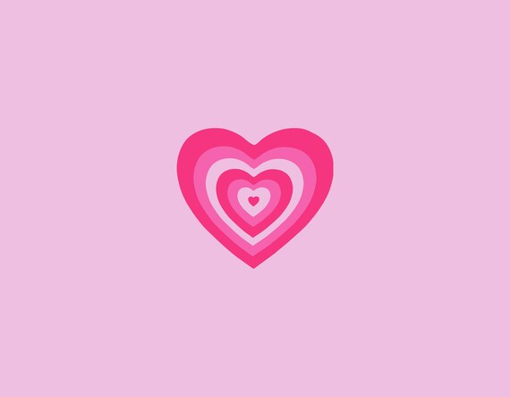 90s pink love heart sticker printable y2k igirl heaven angel etsy new zealand