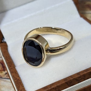 Certified 5 15ct Black Agate hakeek Gemstone birthstone Vedic Astrology Alloy silver Ring Protects From Planets That Have Negative Effects Etsy Canada