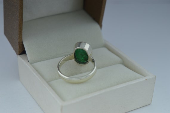 Buy Natural Green Emerald Gemstone Astrological Ring Handmade Ring 925  Sterling Silver Handemade Ring for Men and Women Online in India - Etsy