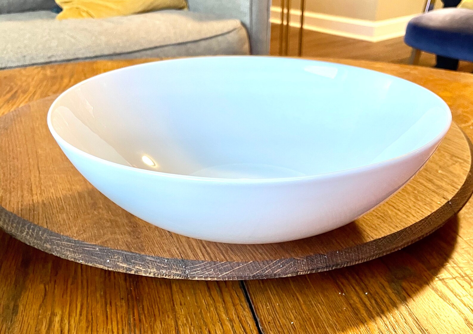 10 Crate & Barrel Large White Serving BowlsSet of TWO Etsy