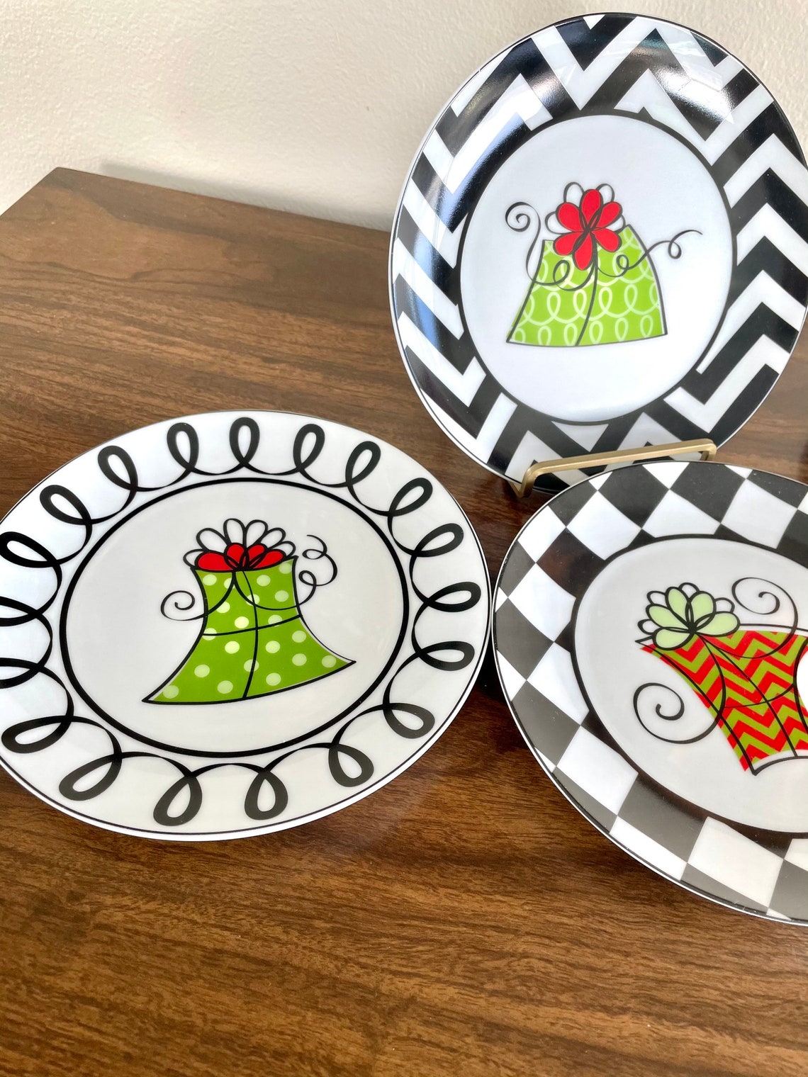 Pier 1 Imports Christmas Treats Holiday Salad Plate Set | Etsy