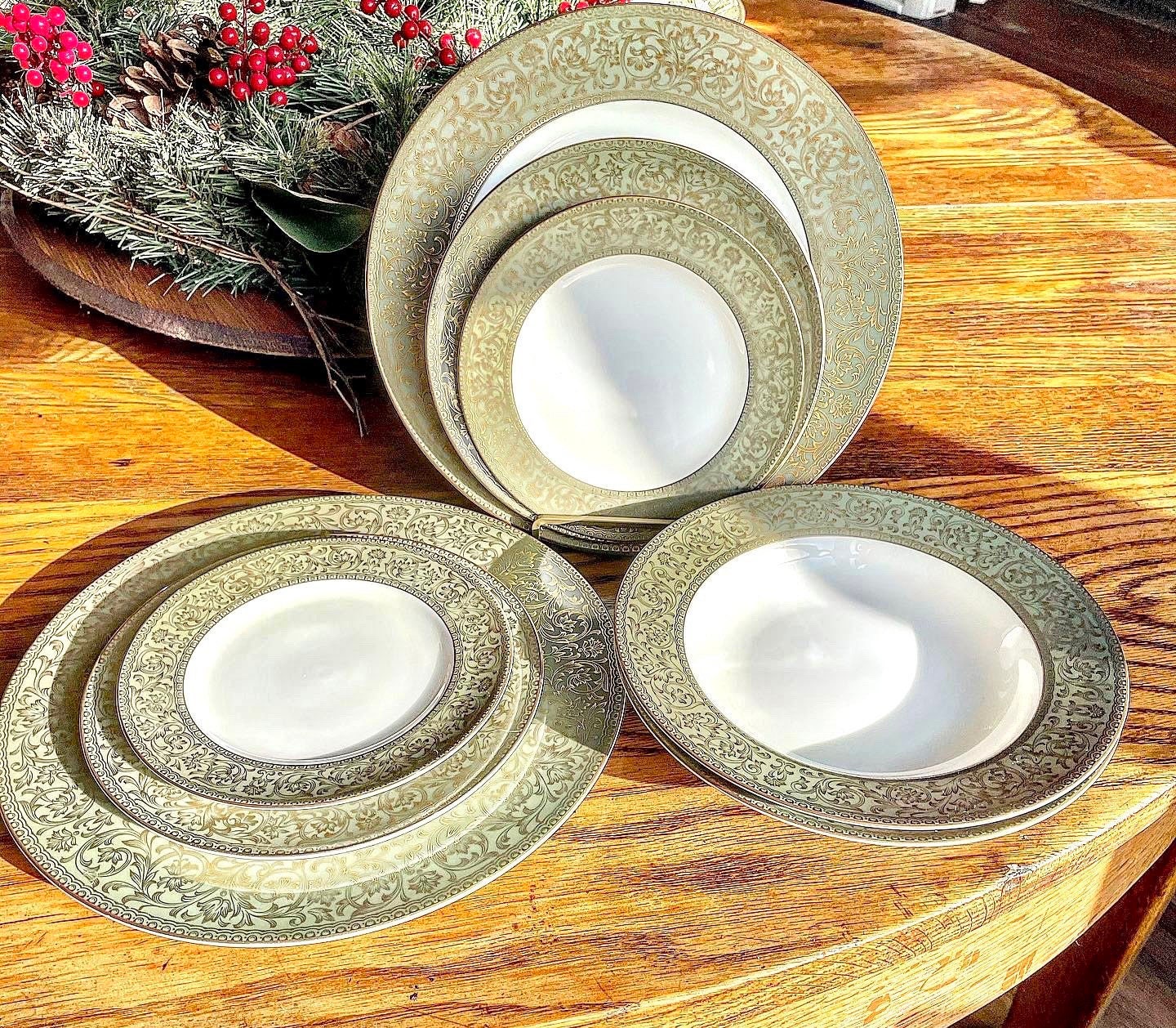 Vintage Sango Fine China Versailles 3632 Pattern Etsy