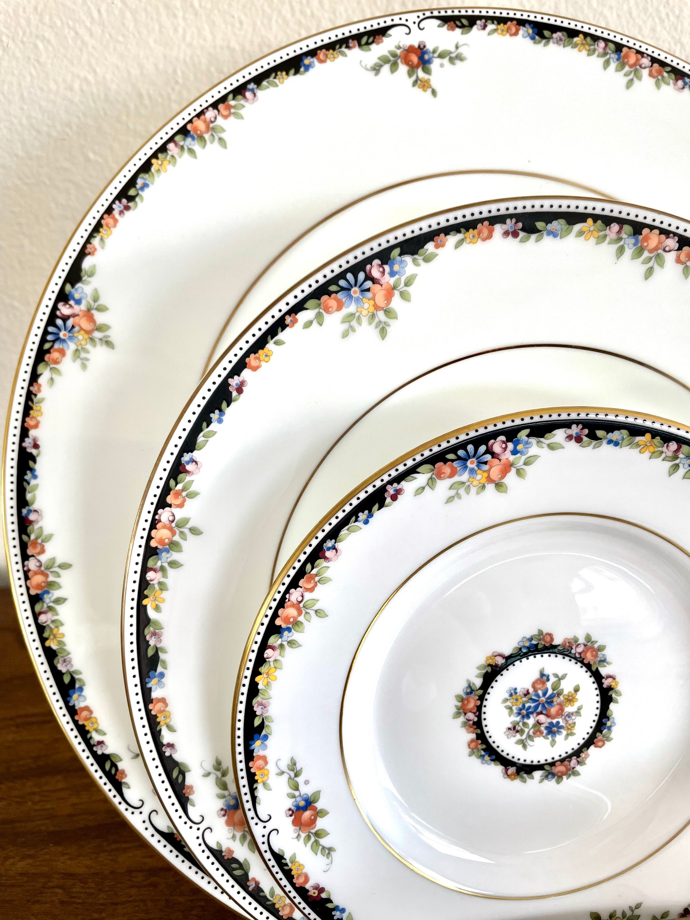 Vintage Wedgwood Osborne Bone China Dinnerware Set R4699 Etsy