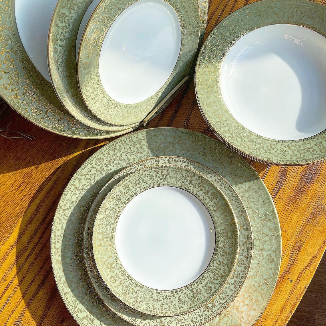 Vintage Sango Fine China Versailles 3632 Pattern Etsy