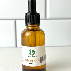 Akpi Oil Ndjansan Ricinodendron heudelotii Cold Pressed Organic Extra Virgin / Massage Oil 1oz image 1