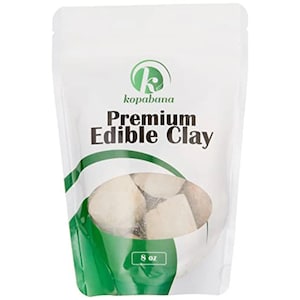 KOPABANA Edible clay | Kaolin |Kalaba |Calabar | Kalaba | Marble Chalk | calabar 8oz