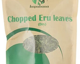 KOPABANA Dried Eru Leaves | Okok | Afang | fumbwa | Okazi | koko | 2oz