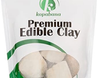 KOPABANA Edible clay | Kaolin |Kalaba |Calabar | Kalaba | Marble Chalk | calabar 8oz