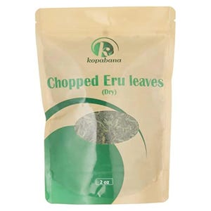 KOPABANA Dried Eru Leaves | Okok | Afang | fumbwa | Okazi | koko | 2oz