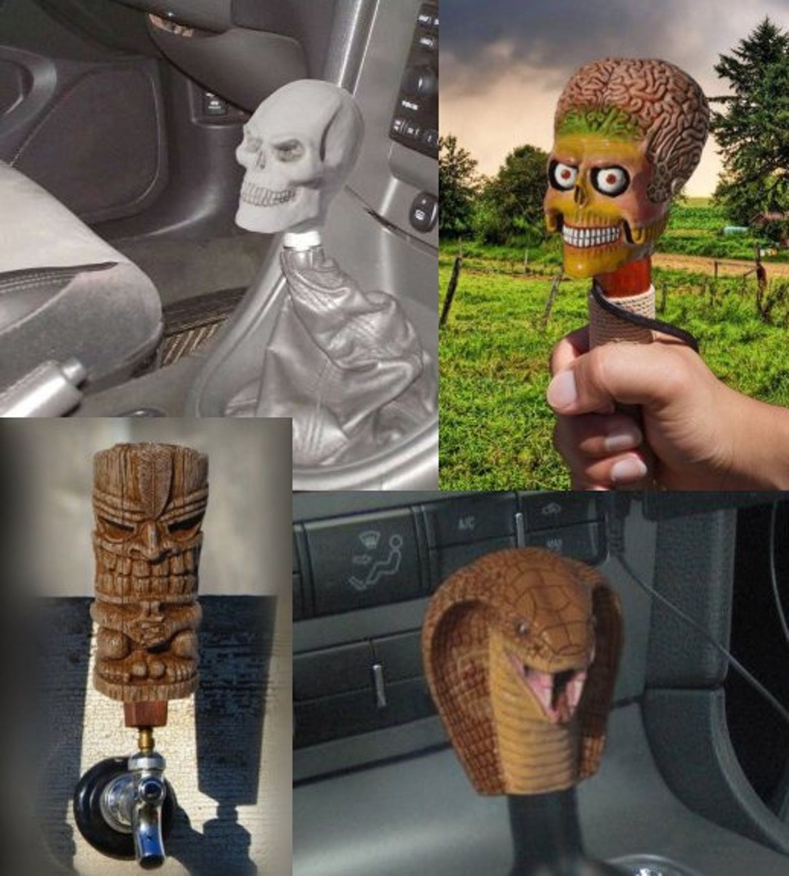 The Crazy Alien Shift Knob or Collectors Figure.. Many Uses Etsy