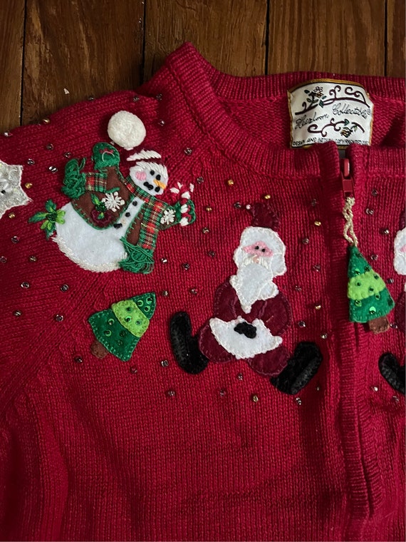 Vintage Christmas/Holiday sweater / ugly sweater … - image 2