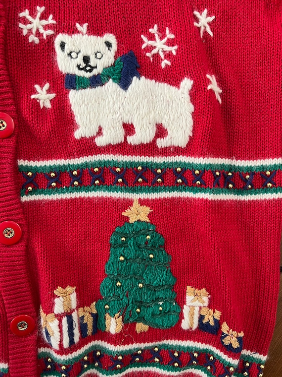 Vintage Christmas Sweater / Ugly Christmas Sweater - image 3