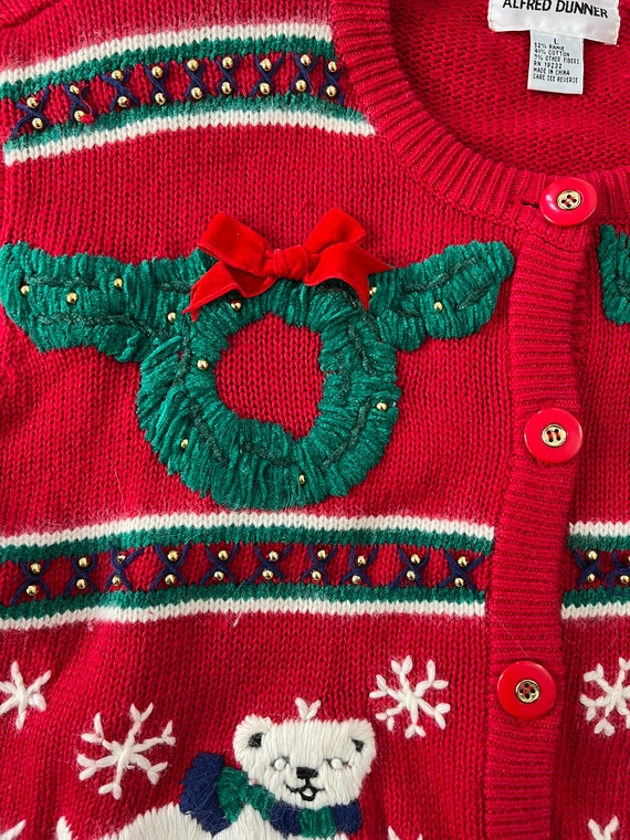 Vintage Christmas Sweater / Ugly Christmas Sweater - image 2