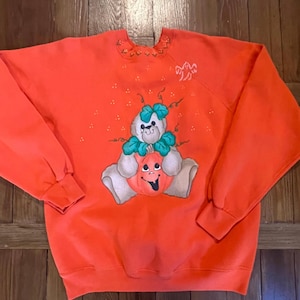 Vintage Handmade Craft Halloween Sweatshirt