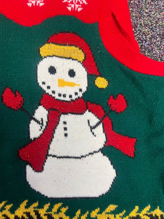 Vintage Christmas/ Holiday Sweater Vest / Ugly Ch… - image 3