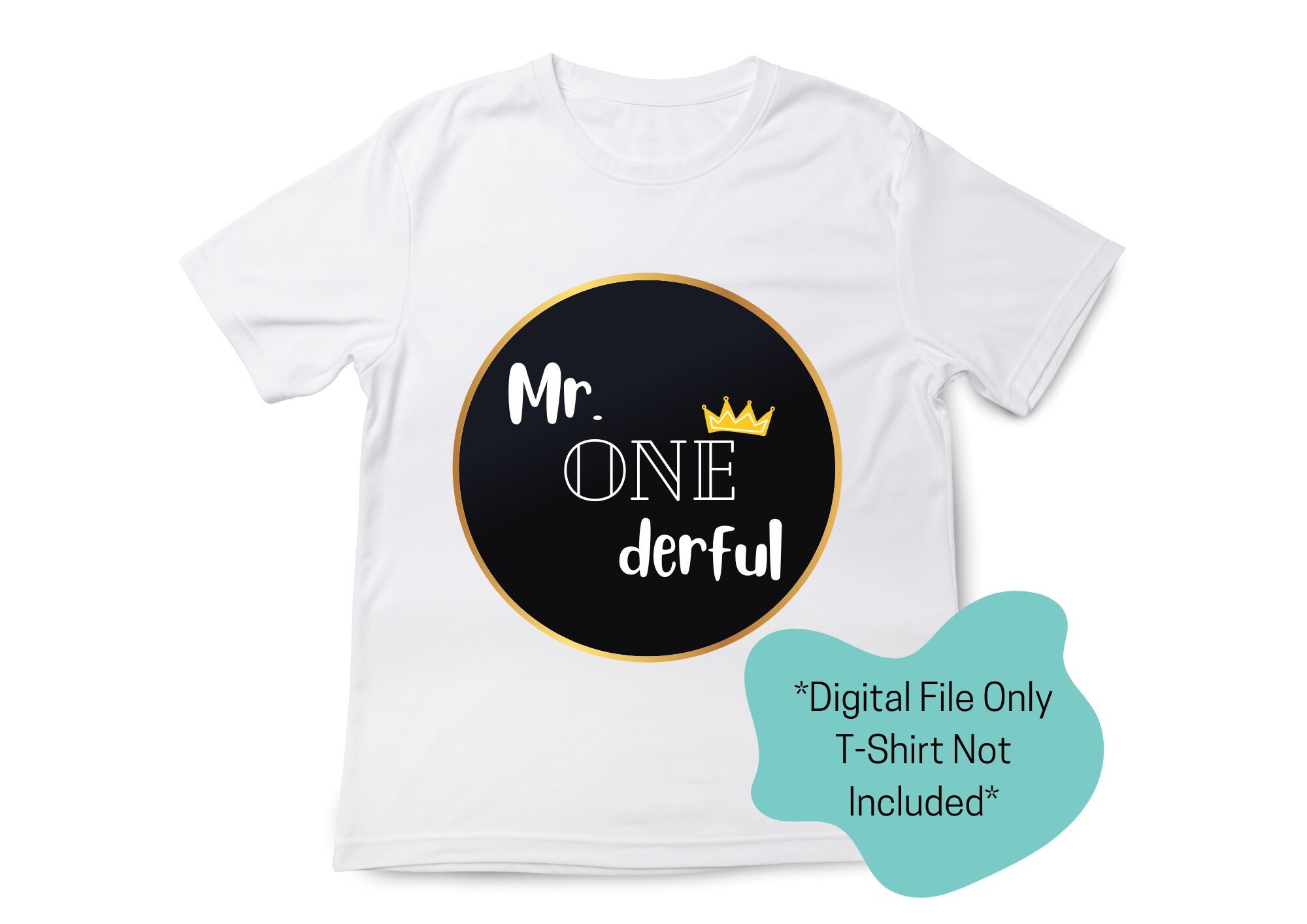 Mr. Onederful SVG File - Etsy
