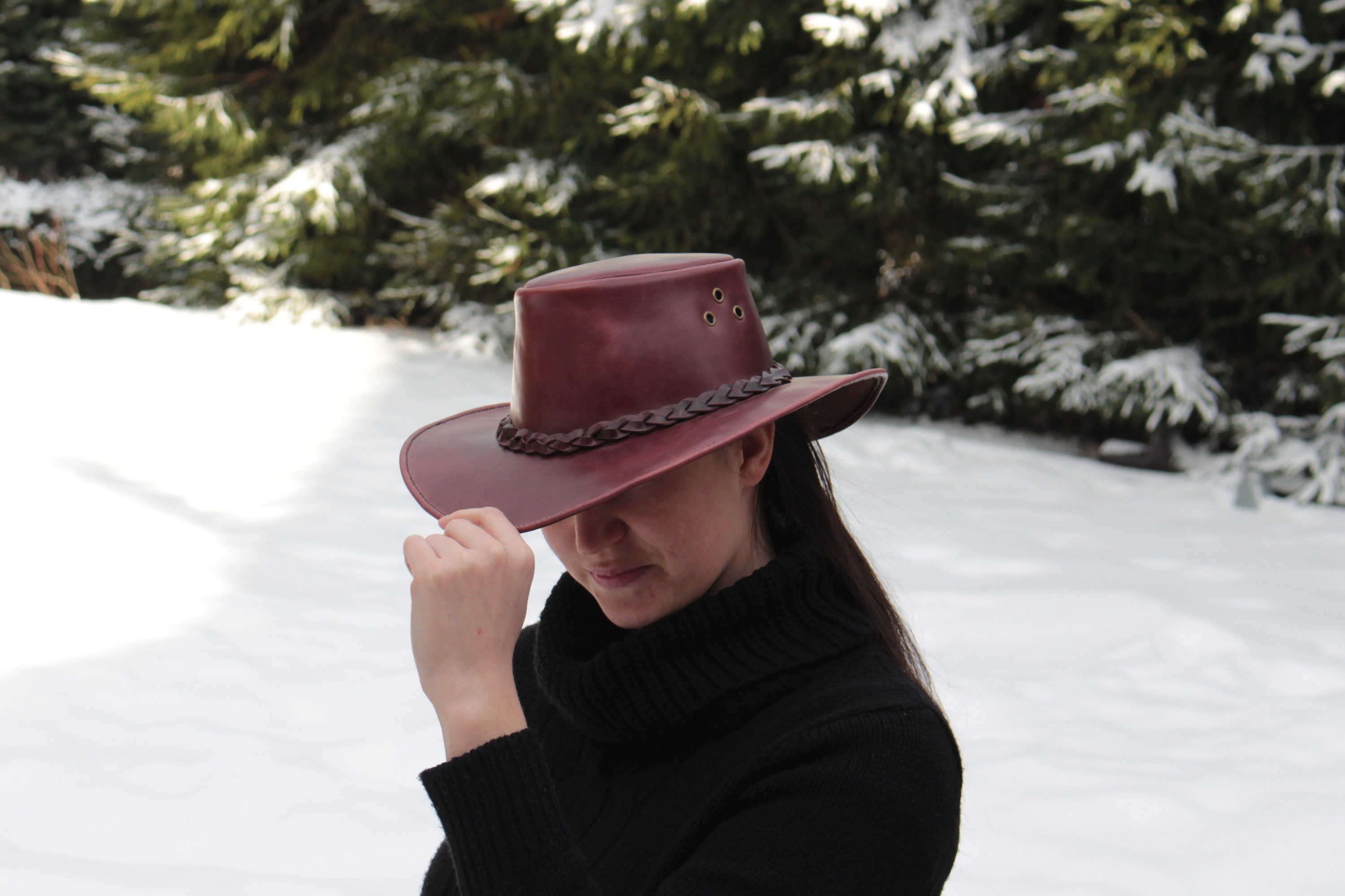Leather Hat Pattern Digital PDF Template Etsy Canada