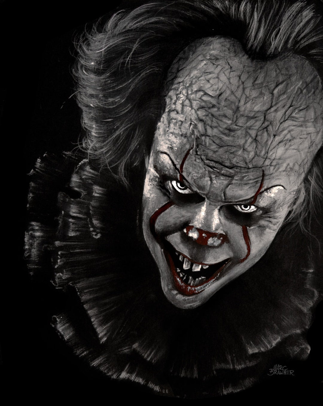 Black and White Print of Pennywise the Clown - Etsy Denmark Black and White Print of Pennywise the Clown - Etsy Denmark