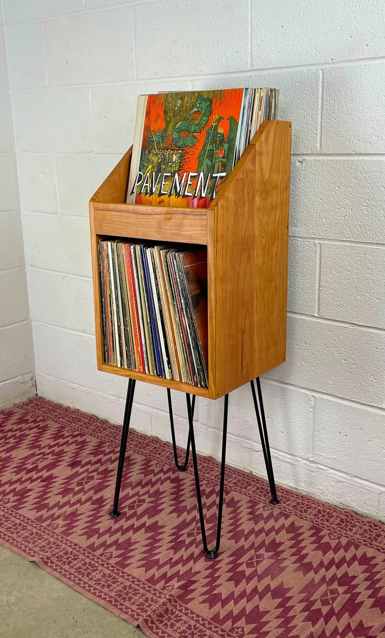 Record Storage Stand / Front Flip Case / Vinyl Display Case - Etsy